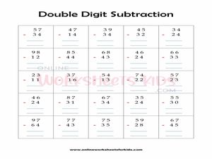 free printable subtraction worksheets for grade 1