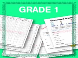 1st Grade Worksheets