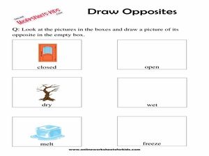 Download Free Printable Opposite Worksheets For Preschool