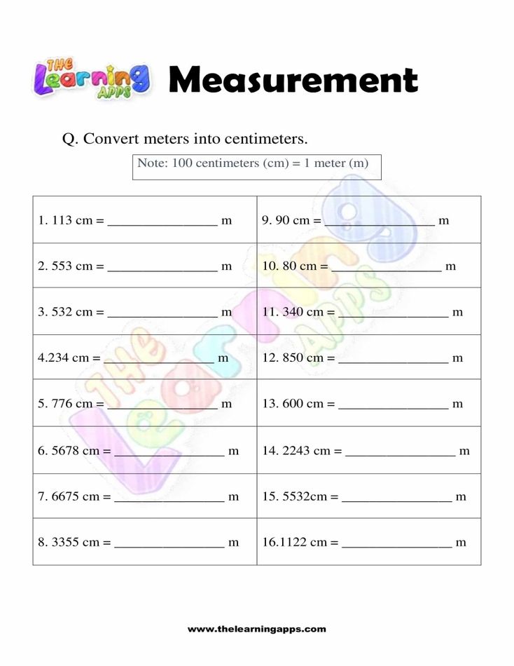 Measuring Length Worksheets For Kids 02