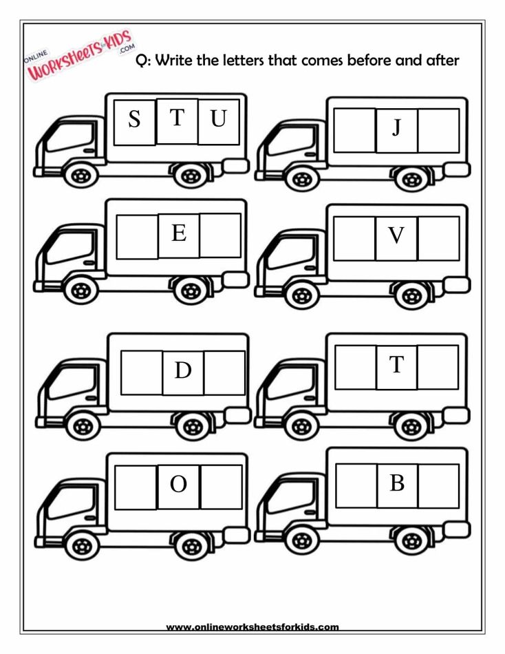 Letters Before and After 2