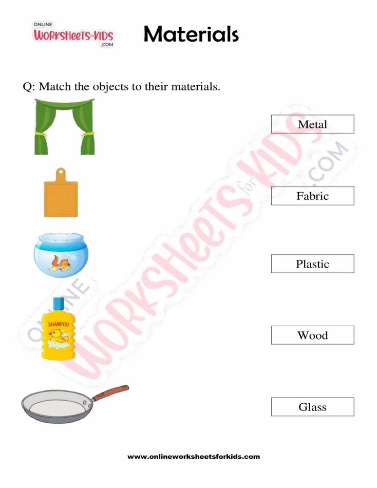 Types of Materials for Kids 02
