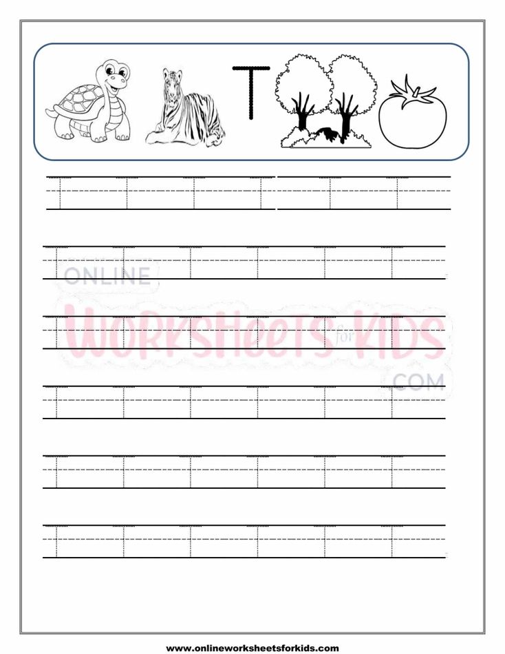 Letter Tracing Worksheet Capital Letters 20