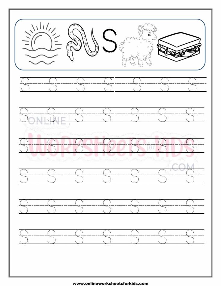 Letter Tracing Worksheet Capital Letters 19