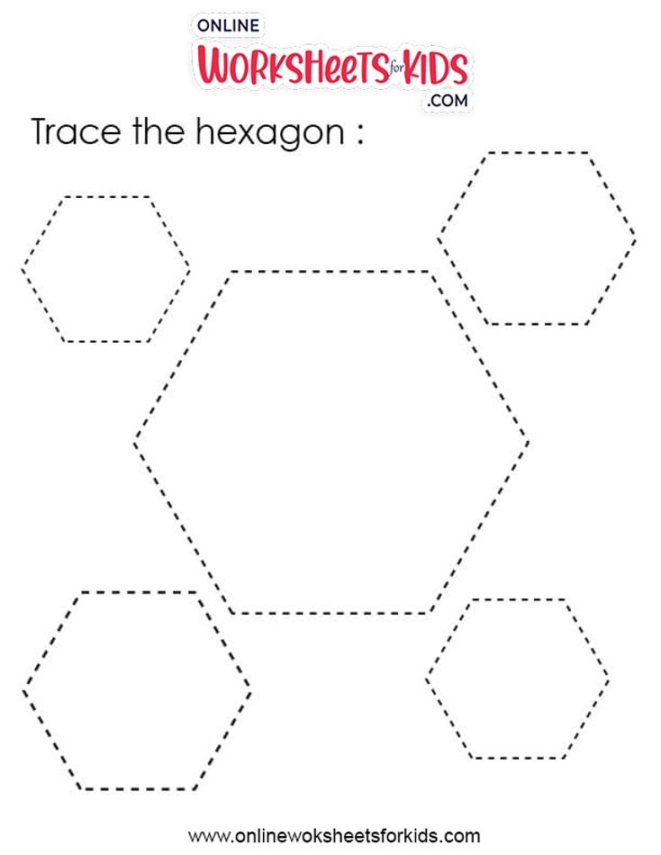 Tracing Shapes Worksheets 6