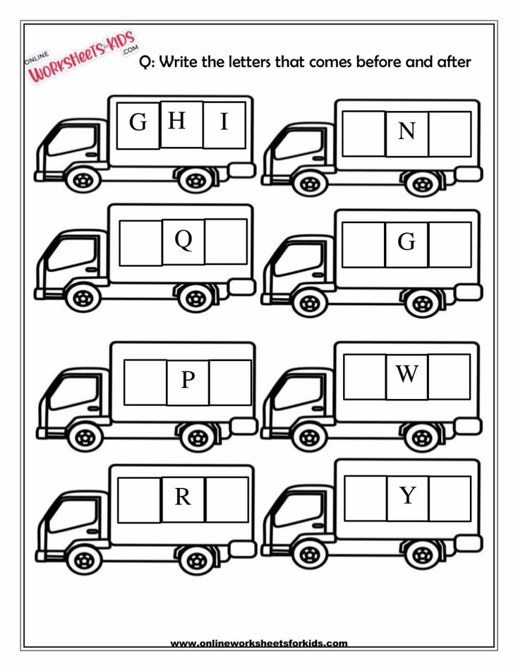 Letters Before and After 1