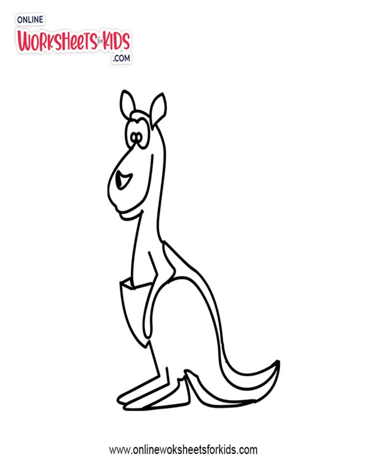 Kangaroo Coloring