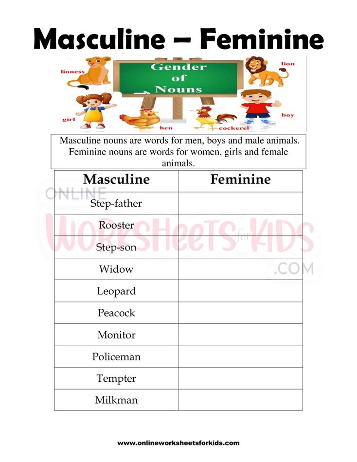 Gender Female Male Worksheet Free Esl Printable