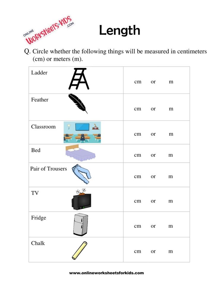 Length Worksheet 09