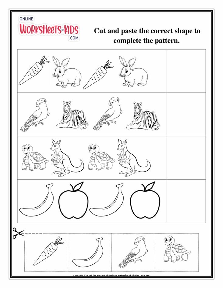 Cut And Paste Patterns 1