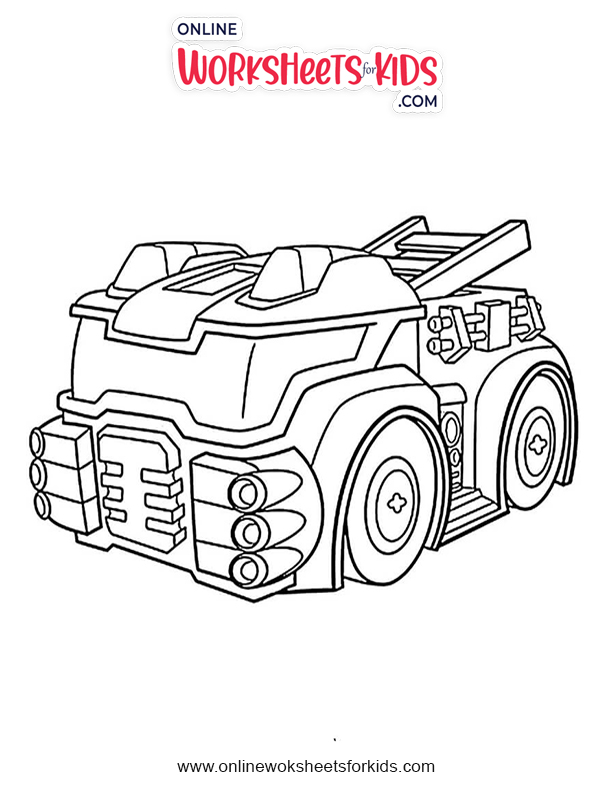 Rescue Bots Coloring Page