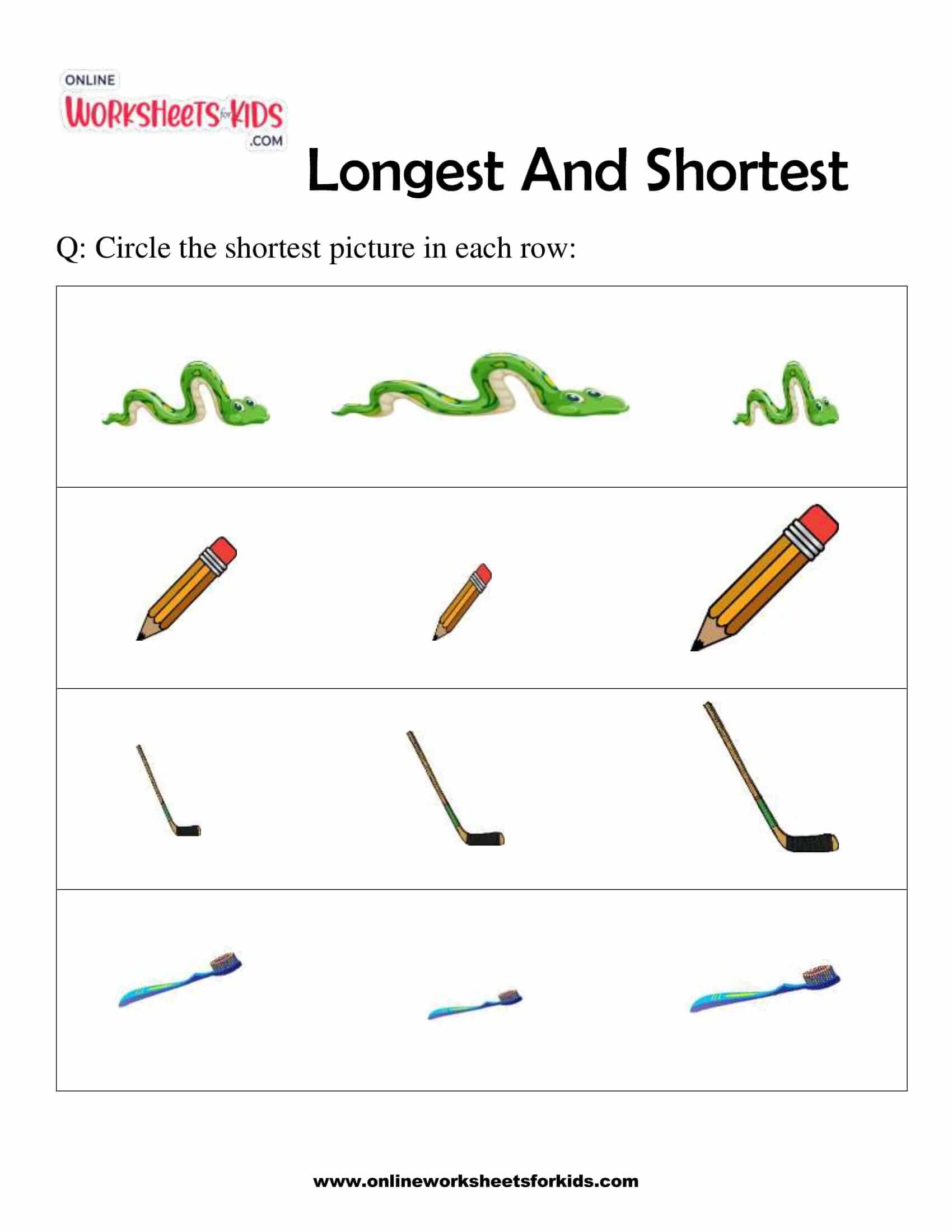 Longest and Shortest