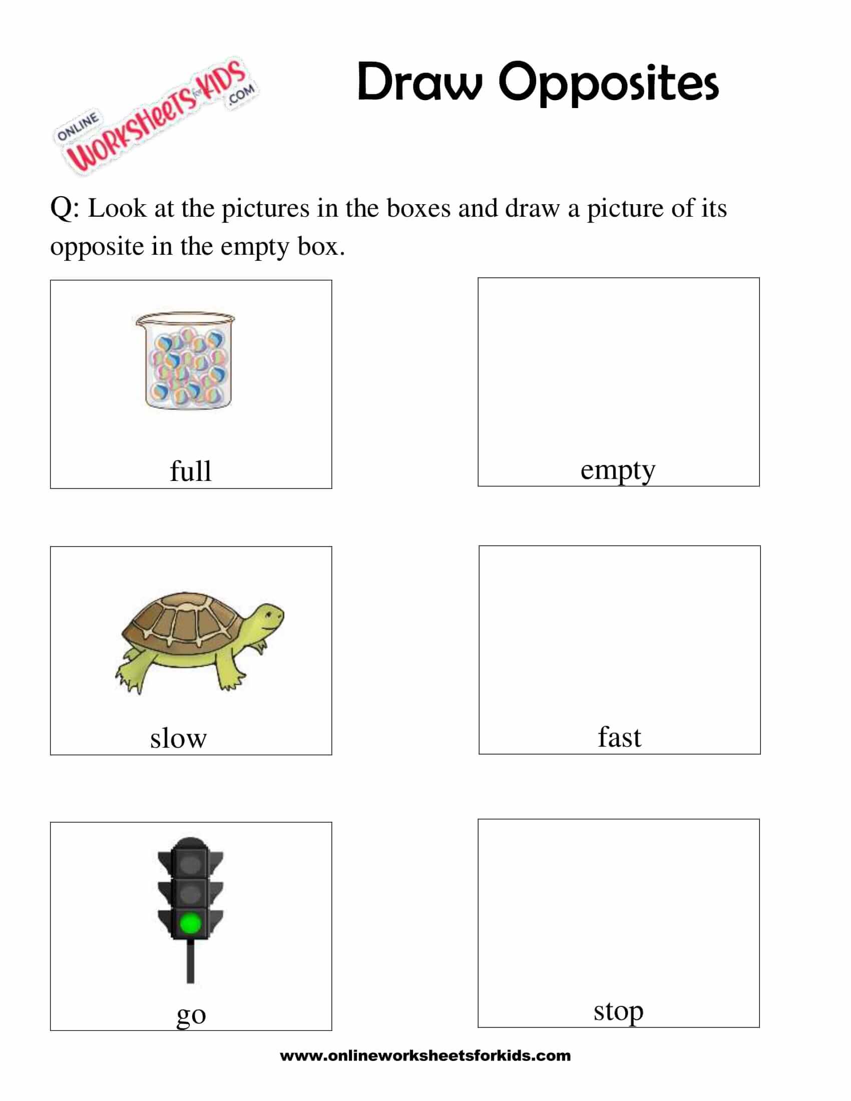 draw the opposite of the picture 3