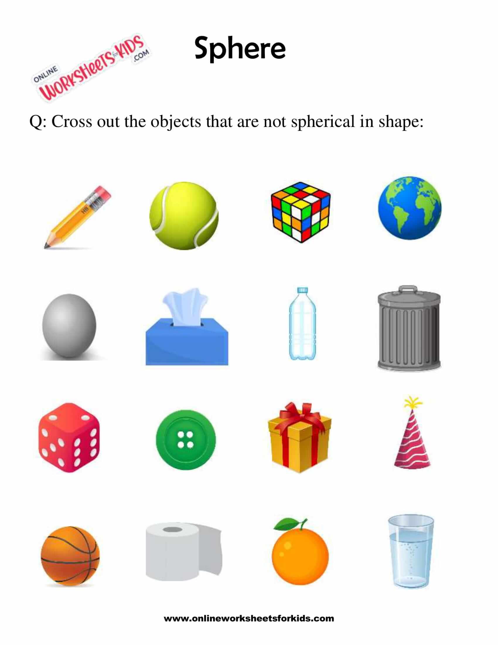 Sphere Worksheets For Grade 15