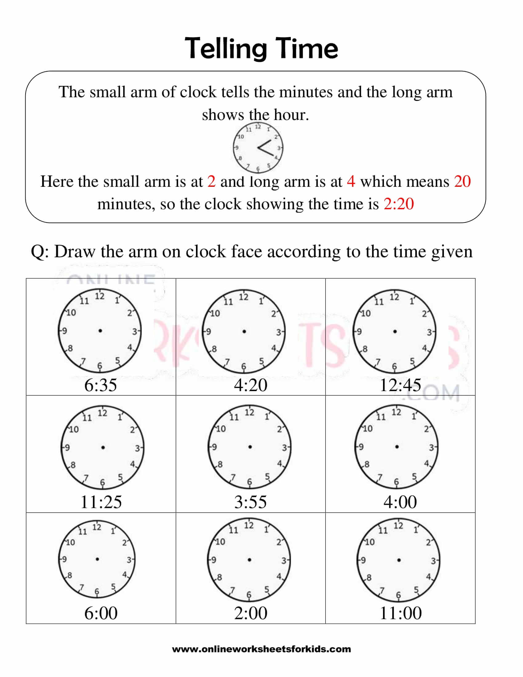 telling time worksheets grade 1 5