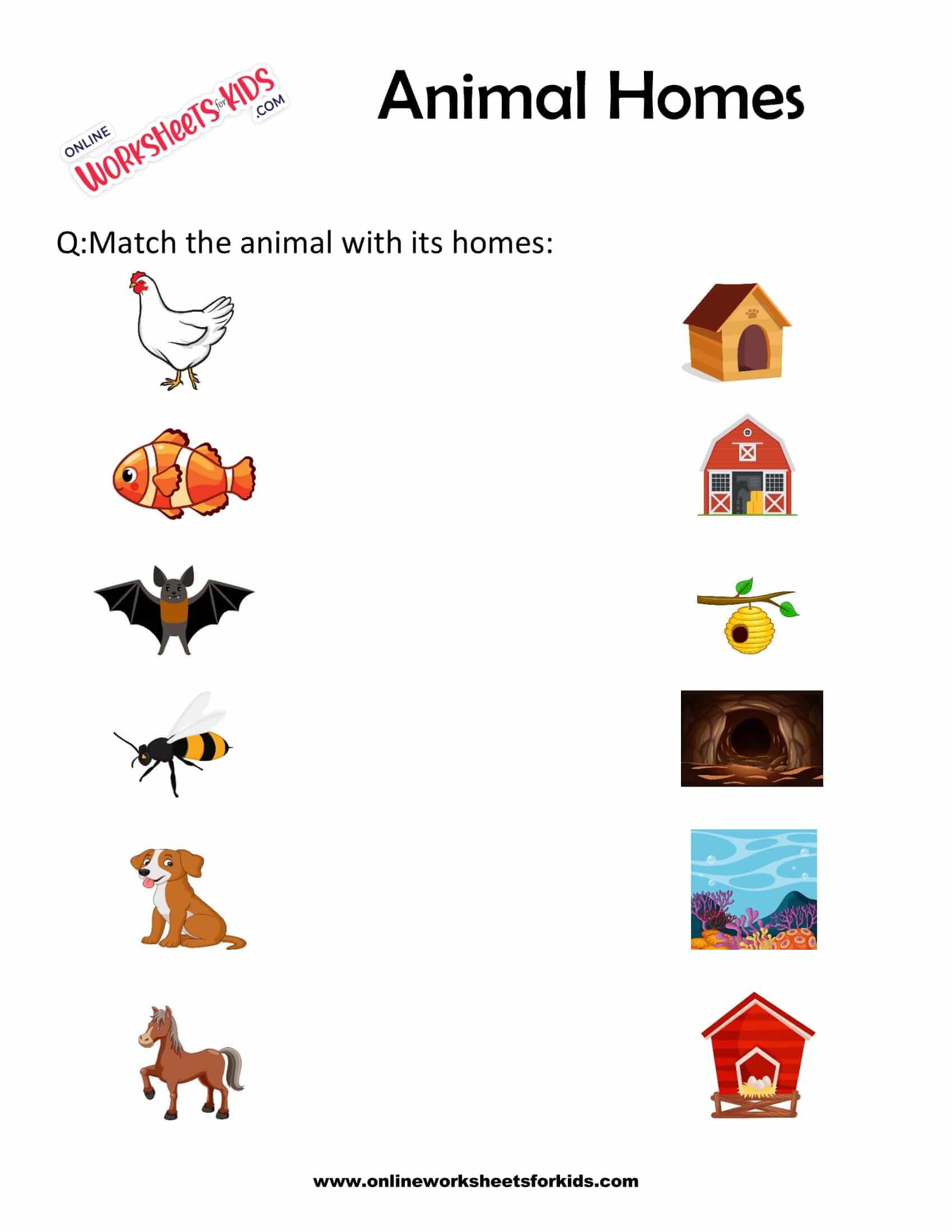 animal-homes-worksheet-for-grade-1-2