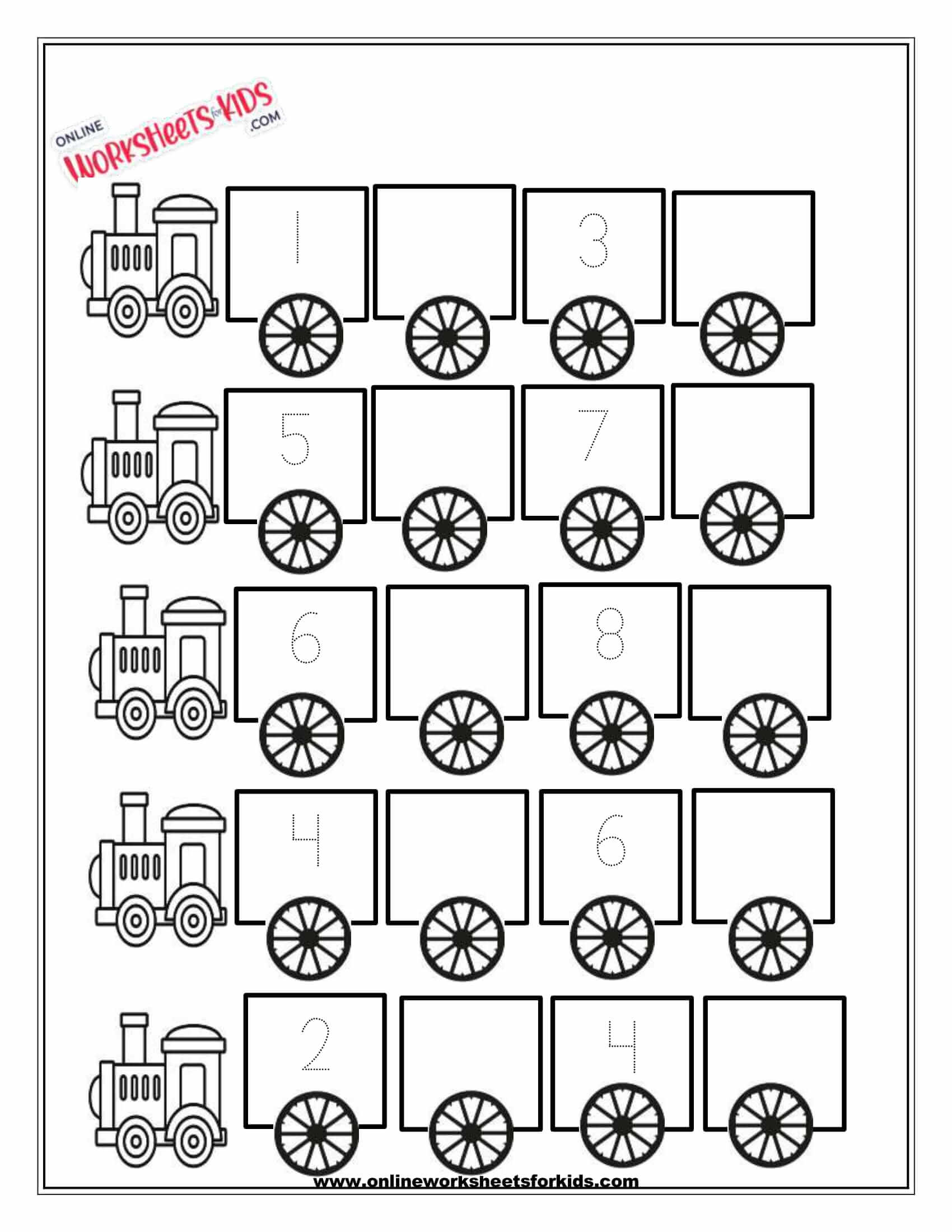 Free Printable Counting To 10 Worksheets Pdf