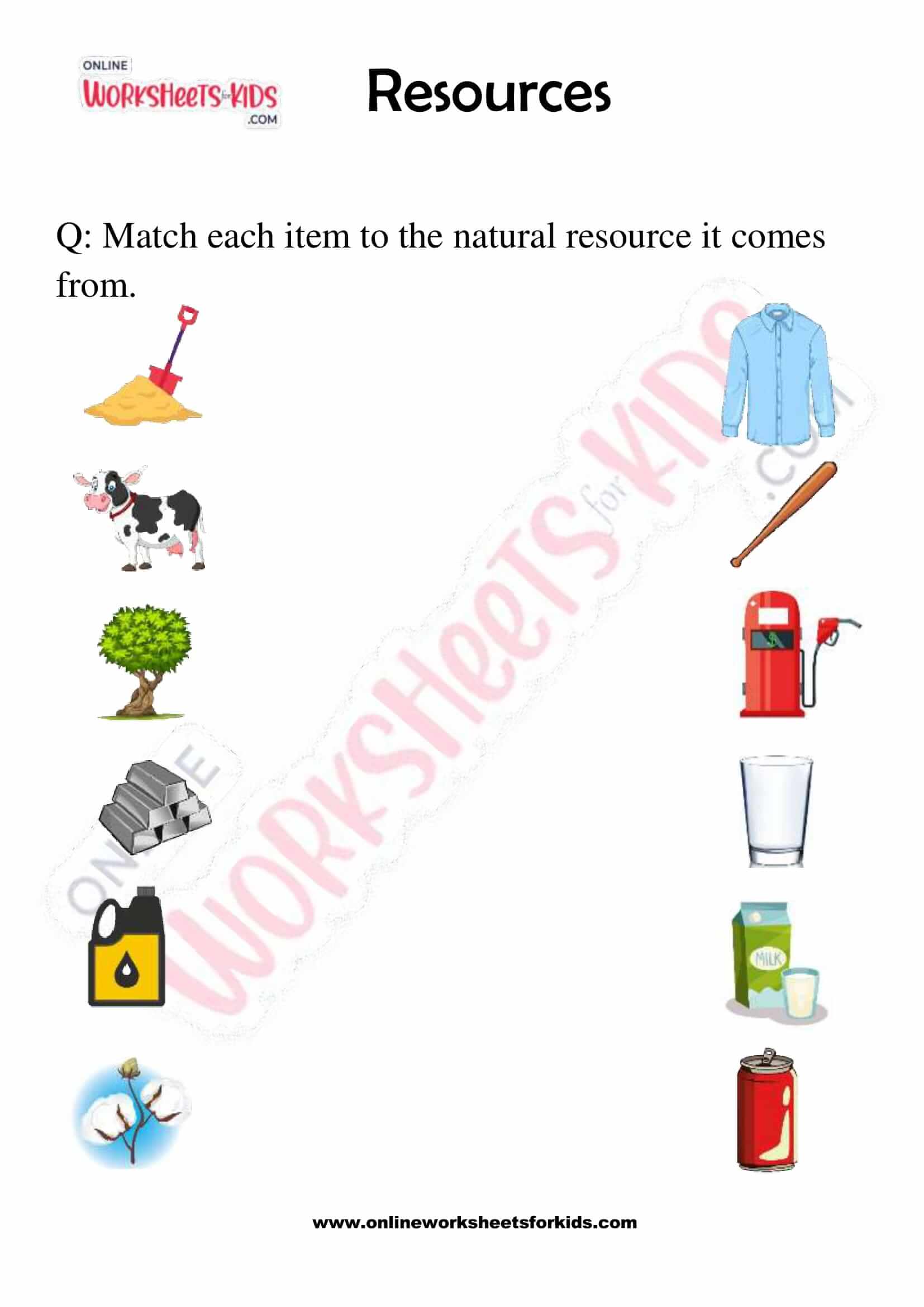 download free natural resources worksheets for grade 2