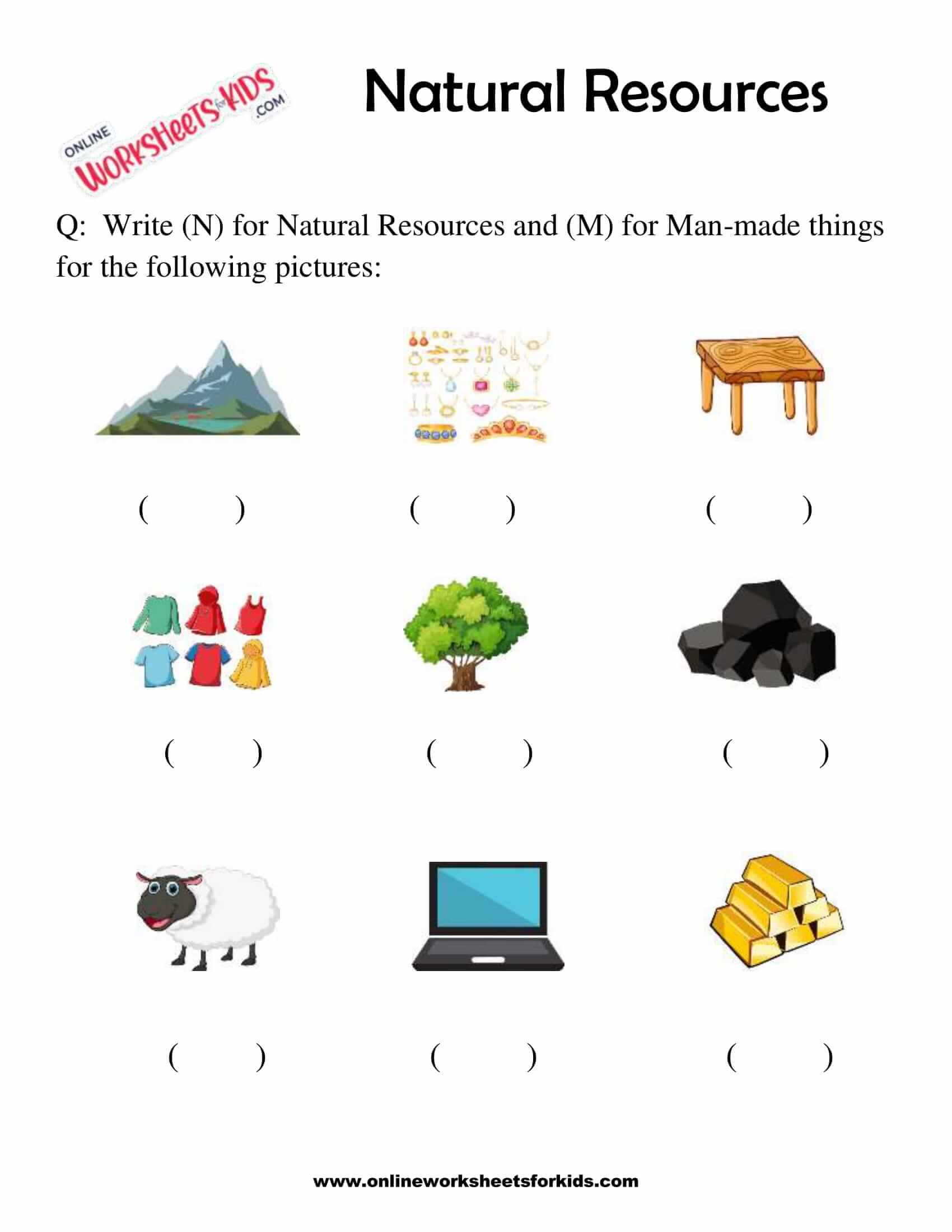 Natural Resources Worksheets For 21st Grade 21 With Regard To Science Worksheet For 1st Grade