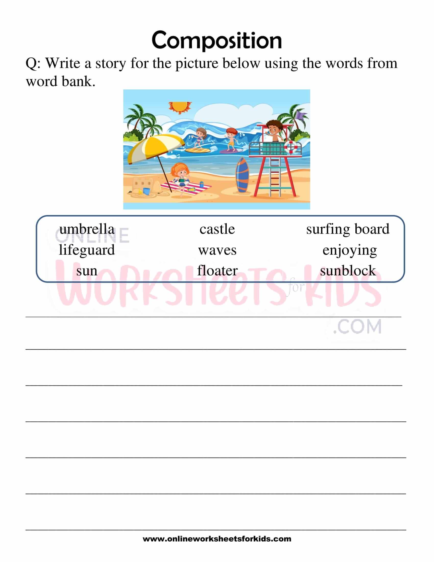 picture-composition-1-worksheet-grade-1-october-composition