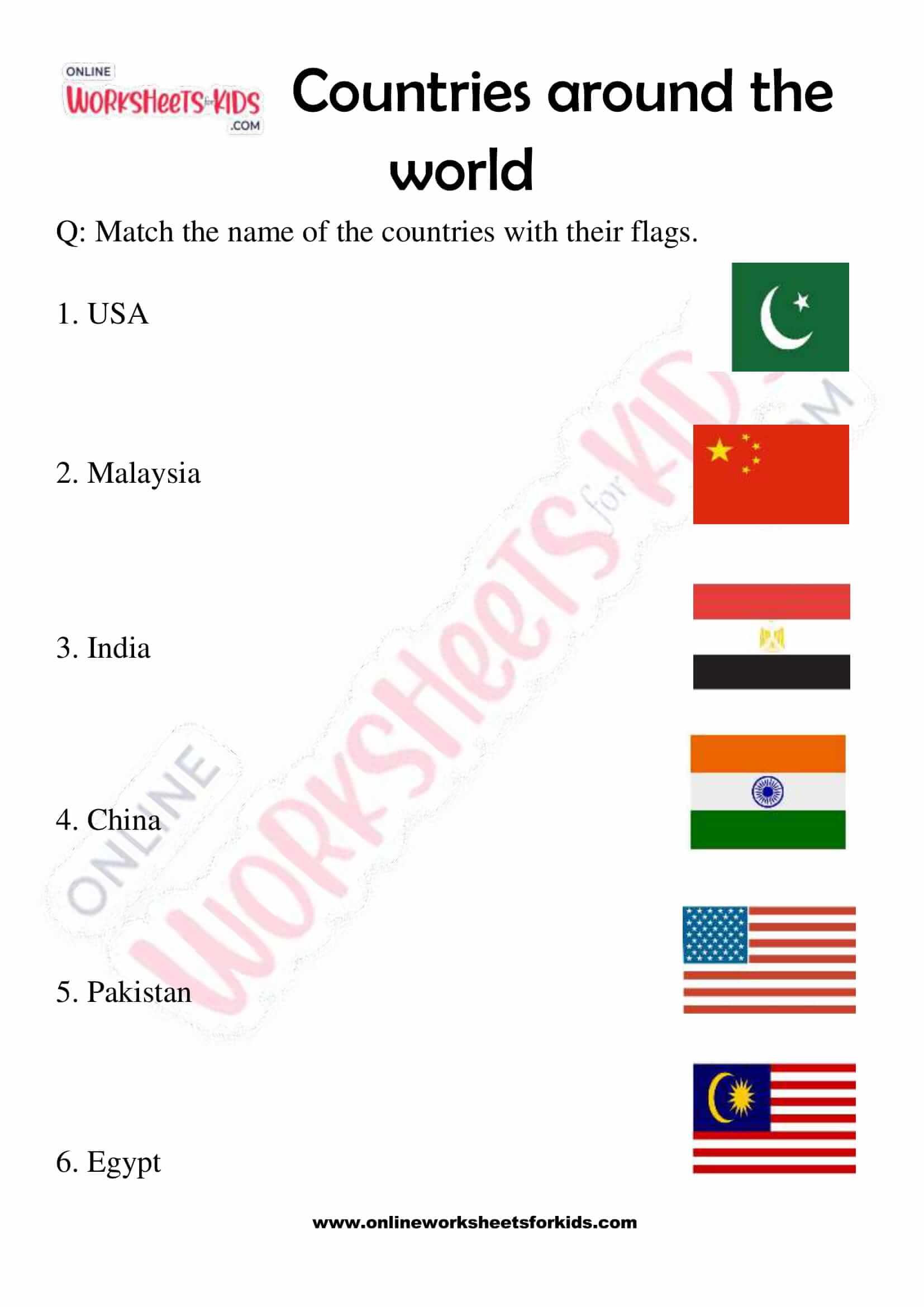 printable countries around the world worksheets for grade 2