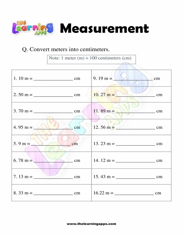 Measuring Length Worksheets For Kids 08